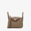 1001915_400x_3dae5419-f6e2-4429-9ebf-138952dd39ab.jpg Hermès Mini Lindy 20 in Etoupe Taurillon Clemence with Gold Hardware bag