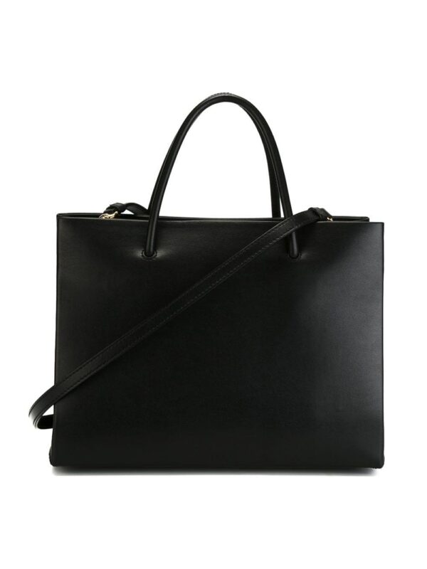 Moschino Logo print square tote