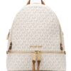 11920163_9149337_1000.jpg Michael Michael Kors medium Rhea logo-print backpack