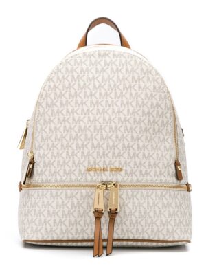 11920163_9149337_1000.jpg Michael Michael Kors medium Rhea logo-print backpack