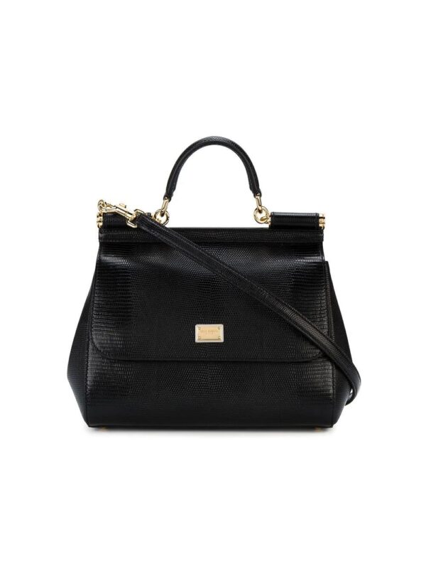 12131308_10073222_1000_c150453a-d0a3-4a58-b513-408067adb6de.jpg Dolce & Gabbana medium Black Sicily shoulder bag