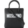 12227894_10546780_1000.jpg Moschino Black logo print leather tote bag