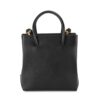12227894_10546786_1000.jpg Moschino Black logo print leather tote bag