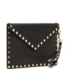 Valentino Garavani Rockstud leather clutch bag