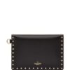 Valentino Garavani Rockstud leather clutch bag