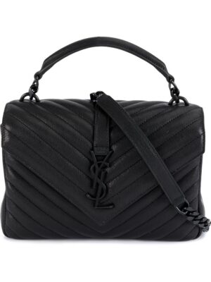 12584764_12154185_1000.jpg Saint Laurent medium Collège quilted leather bag
