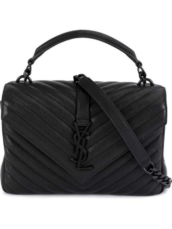 12584764_12154185_1000.jpg Saint Laurent medium Collège quilted leather bag