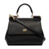 12967272_13997473_1000_5cb74fdb-d990-44b5-80ac-f1819f2b1110.jpg Dolce & Gabbana black sicily small leather bag