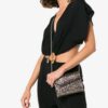Jimmy Choo metallic Candy glitter envelope clutch