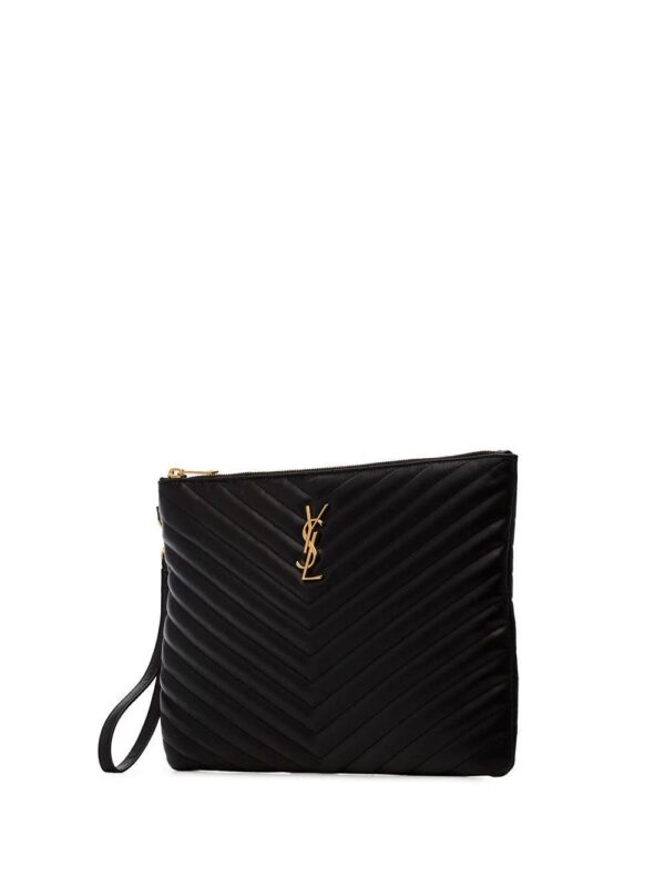 13455766_21916177_1000.jpg Saint Laurent quilted monogram clutch bag