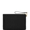 13455766_42302761_1000_a8ad0eff-f149-405f-932a-6570246531aa.jpg Saint Laurent quilted monogram clutch bag