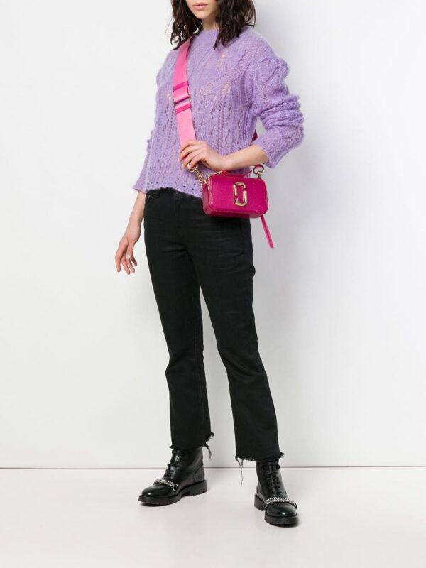 Marc Jacobs The Jelly Glitter Snapshot camera bag