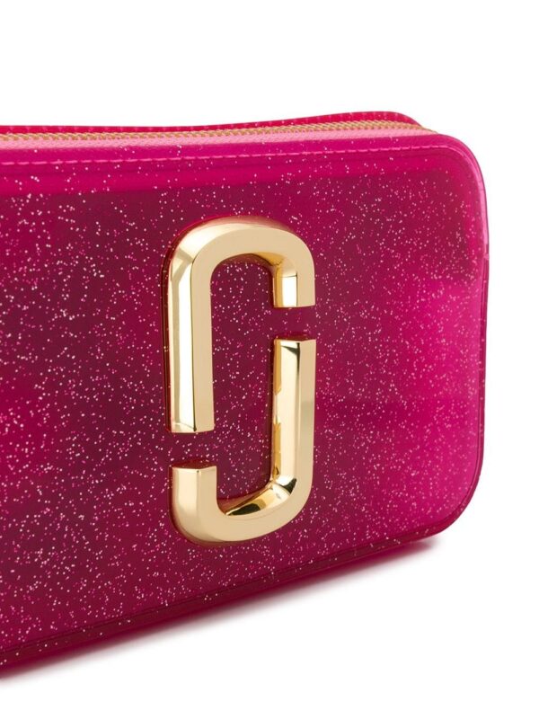 Marc Jacobs The Jelly Glitter Snapshot camera bag