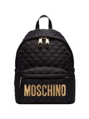 14343310_24312303_1000.jpg Moschino quilted logo-plaque backpack