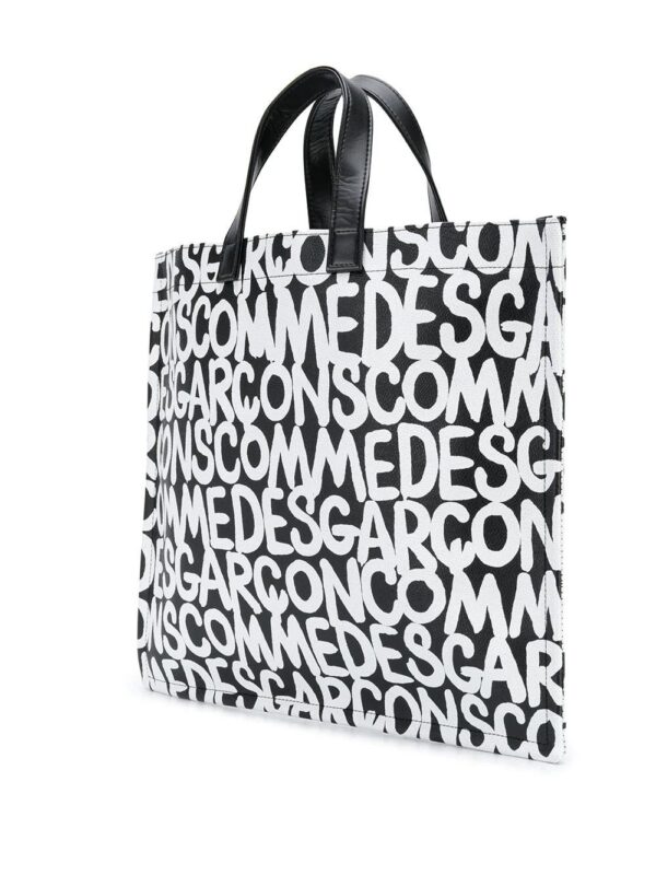 14347674_20780393_1000.jpg Comme Des Garçons logo print shopper tote