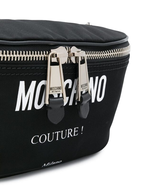 Moschino logo print belt bag
