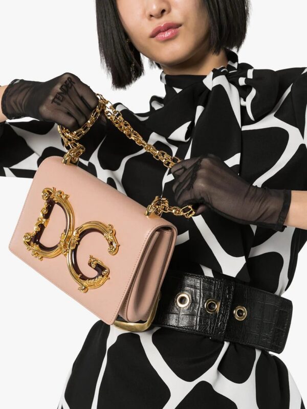 14577747_24492926_1000.jpg Dolce & Gabbana DG Girls logo-embellished leather shoulder bag