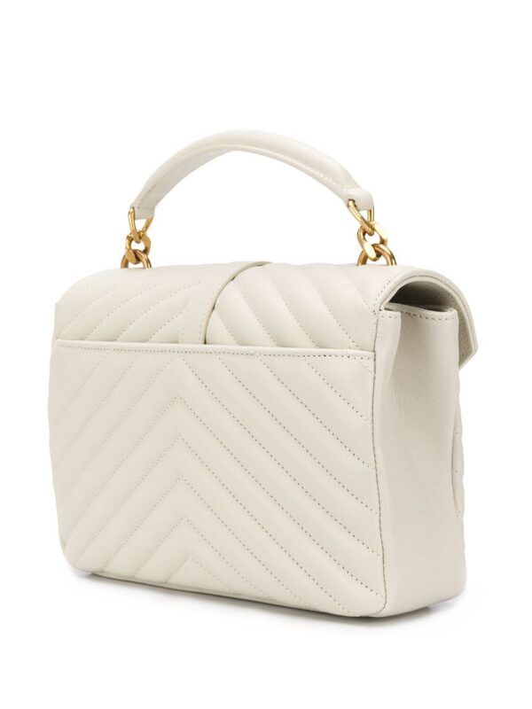14727950_25467123_1000.jpg Saint Laurent logo plaque quilted shoulder bag