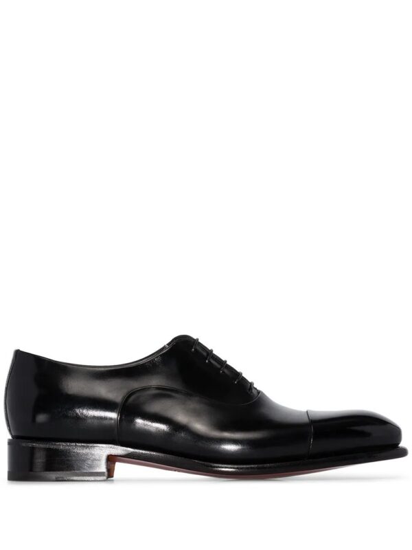 Santoni  leather Oxford shoes