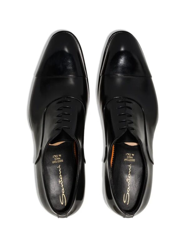 Santoni  leather Oxford shoes