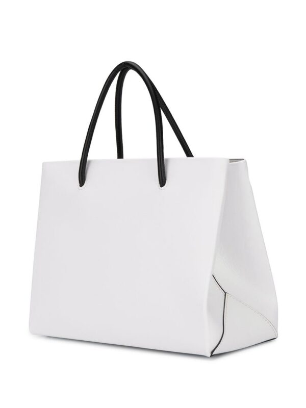 14760332_23585140_1000.jpg Moschino square logo-print tote bag