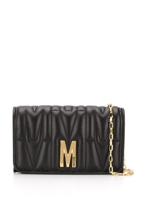14781728_23892064_1000.jpg Moschino monogram-quilted clutch bag