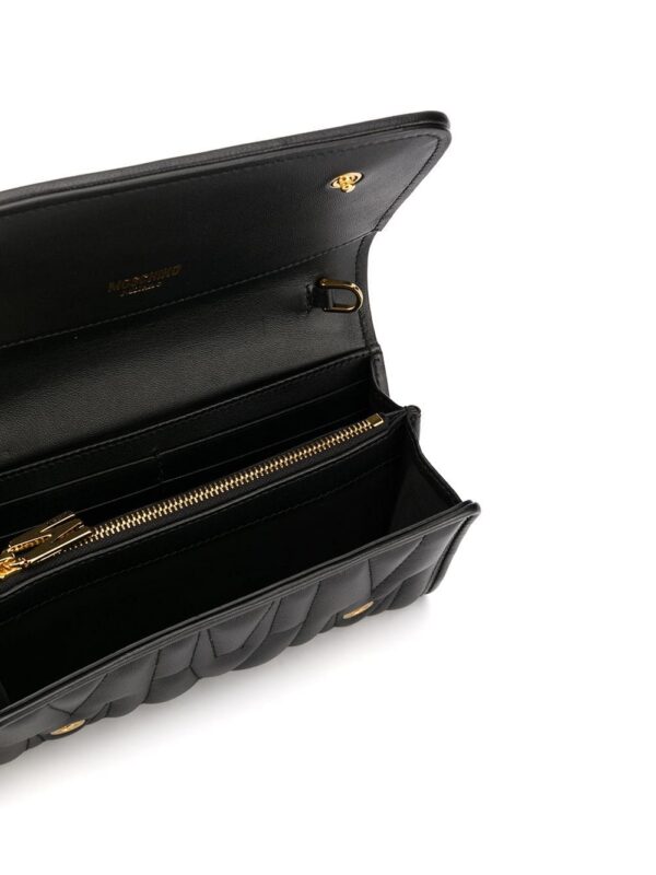 14781728_23892067_1000.jpg Moschino monogram-quilted clutch bag