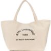 15070433_25489065_1000.jpg Karl Lagerfeld logo-print tote bag
