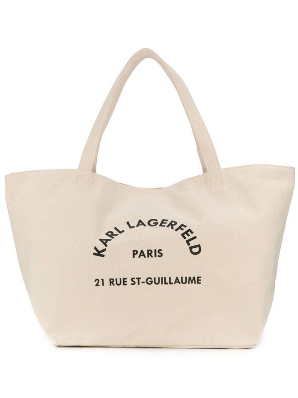 15070433_25489065_1000.jpg Karl Lagerfeld logo-print tote bag