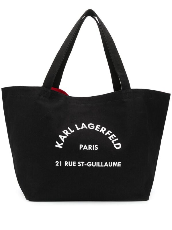 15070434_25489081_1000.jpg Karl Lagerfeld logo-print tote bag