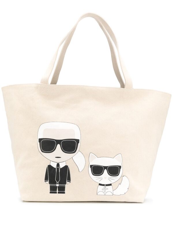 15289824_26755841_1000.jpg Karl Lagerfeld K/Ikonik Karl & Choupette tote