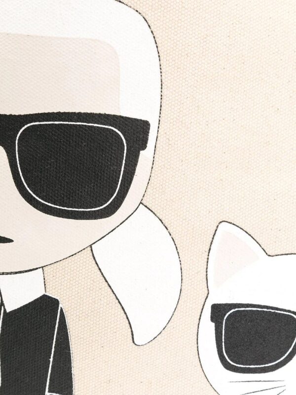 15289824_26755847_1000.jpg Karl Lagerfeld K/Ikonik Karl & Choupette tote