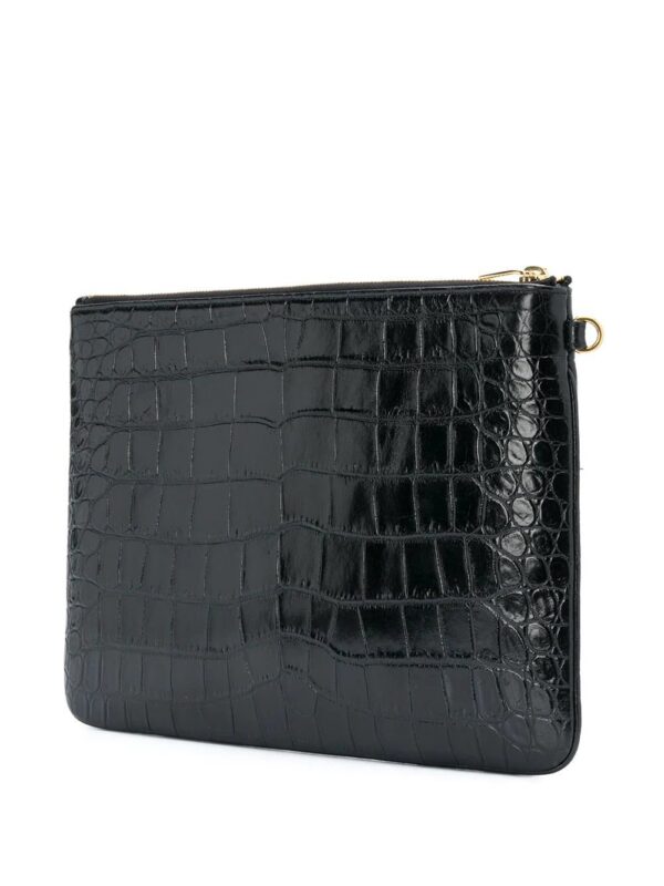 15306898_28780470_1000.jpg Saint Laurent crocodile-embossed tablet-holder pouch bag