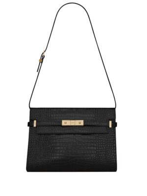 15321417_31781788_1000.jpg Saint Laurent Manhattan crocodile-embossed shoulder bag