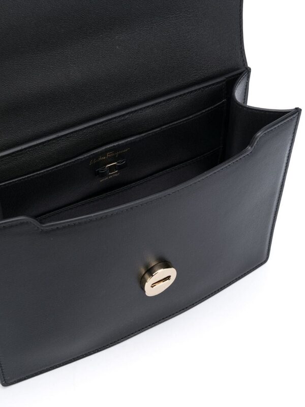 Ferragamo Vara leather shoulder bag