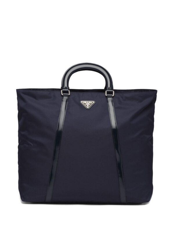 15563077_27973622_1000.jpg Prada logo plaque tote bag