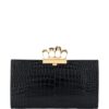Alexander McQueen Four Ring embossed clutch bag