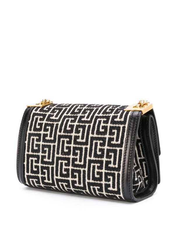 15700198_29061063_1000.jpg Balmain small 1945 Heritage monogram jacquard bag