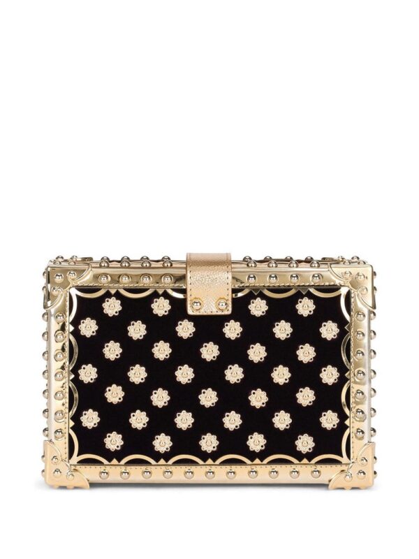 Dolce & Gabbana Dolce Box bejewelled top-handle bag
