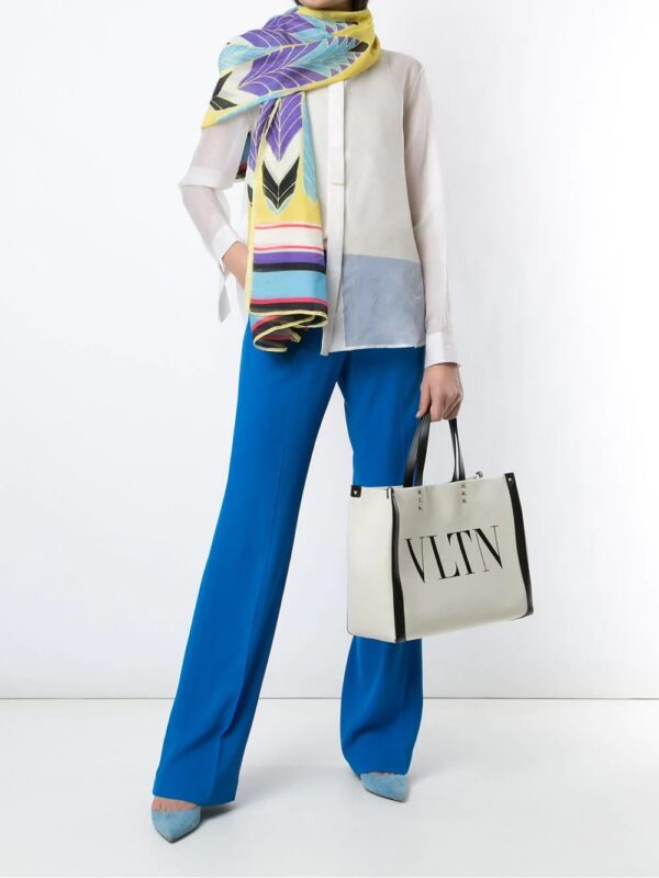 Valentino Garavani  VLTN logo canvas tote Bag