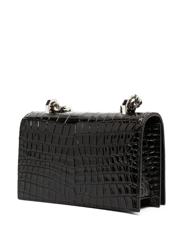 15992528_29817115_1000.jpg Alexander McQueen mini Jewelled crocodile-embossed satchel