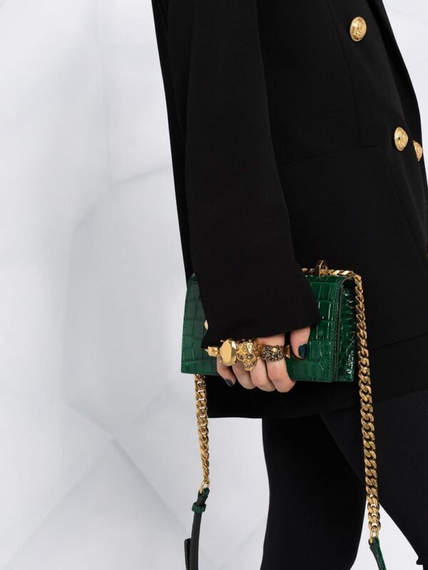 Alexander McQueen mini jewelled satchel