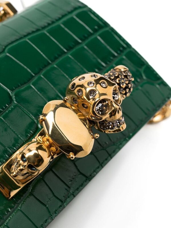 Alexander McQueen mini jewelled satchel