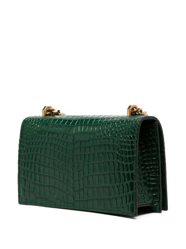 16077974_30217843_1000.jpg Alexander McQueen Jewelled crocodile-effect satchel