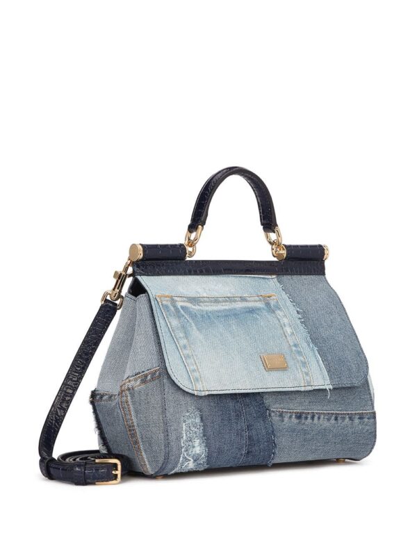 16091760_32259331_1000-1.jpg Dolce & Gabbana large Sicily patchwork denim shoulder bag