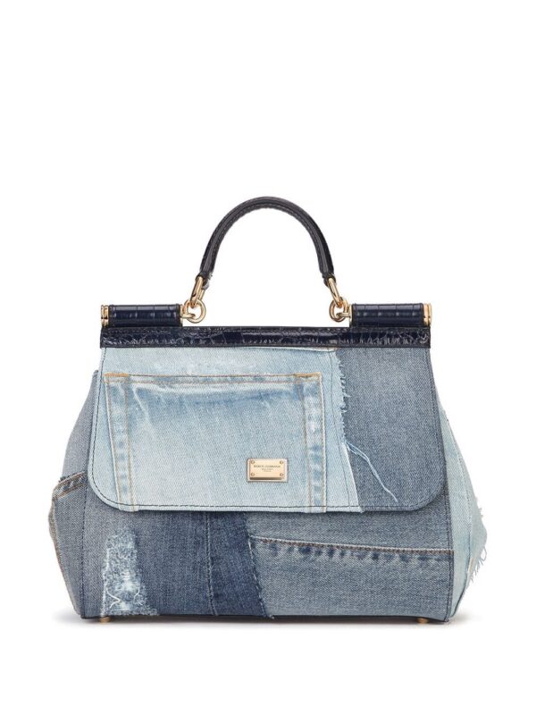 16091760_32260461_1000-1.jpg Dolce & Gabbana large Sicily patchwork denim shoulder bag