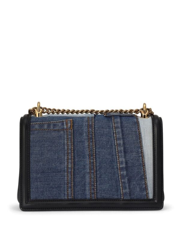 16091764_32259332_1000.jpg Dolce & Gabbana medium Devotion patchwork-denim top-handle bag