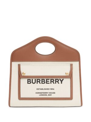 16124221_30654061_1000.jpg Burberry small two-tone logo-print tote bag