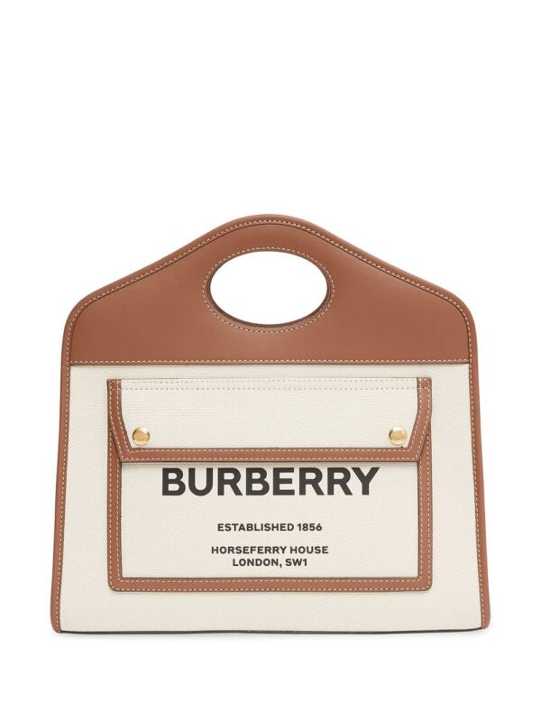 16124221_30654061_1000.jpg Burberry small two-tone logo-print tote bag