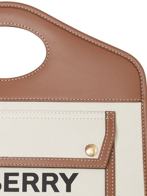 16124221_30654071_1000.jpg Burberry small two-tone logo-print tote bag